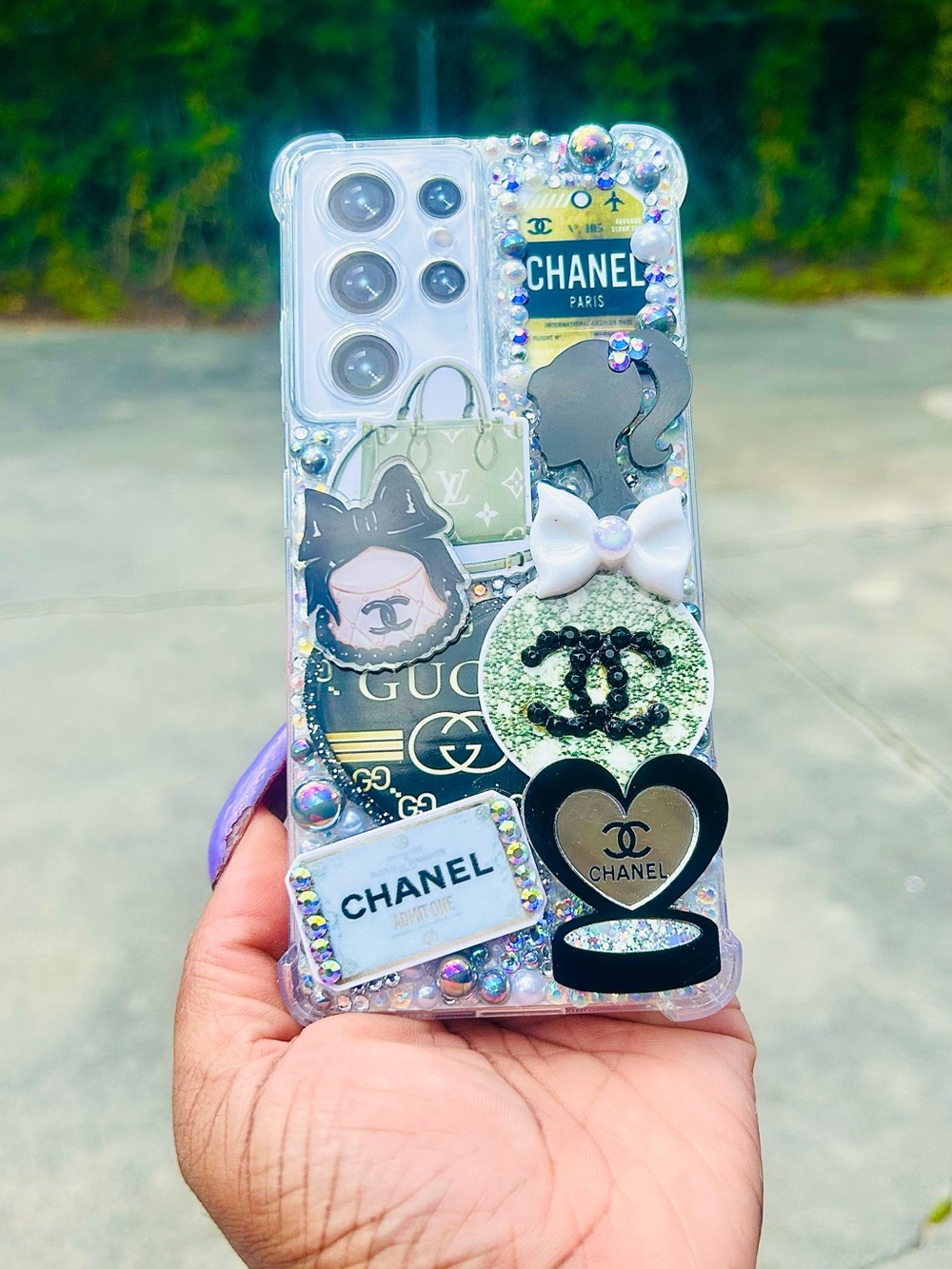 Galaxy S21 ULTRA🖤Bling Case